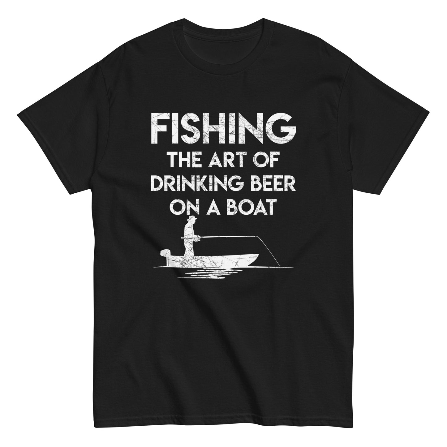 "Drinking Beer On A Boat" - Men's classic tee